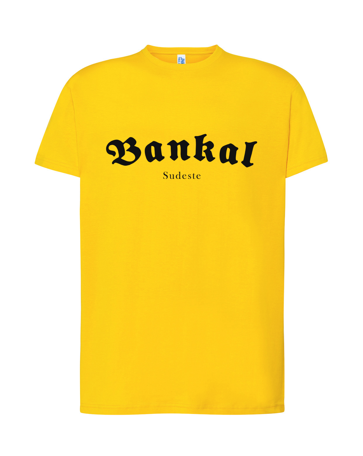 Camiseta Bankal Sudeste — Amarillo — Frontal