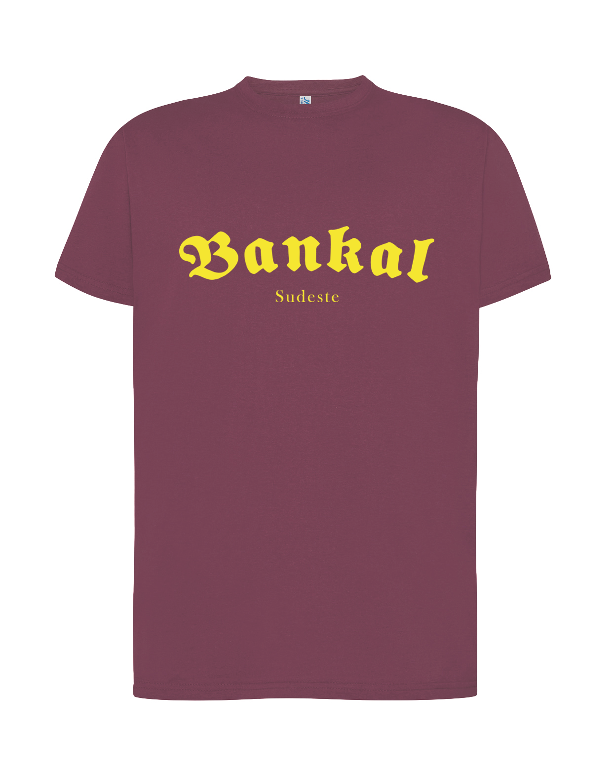 Camiseta Bankal Sudeste — Granate — Frontal