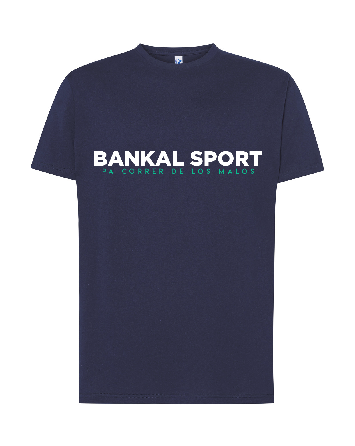 Camiseta Bankal Sport — Azul Navy — Frontal